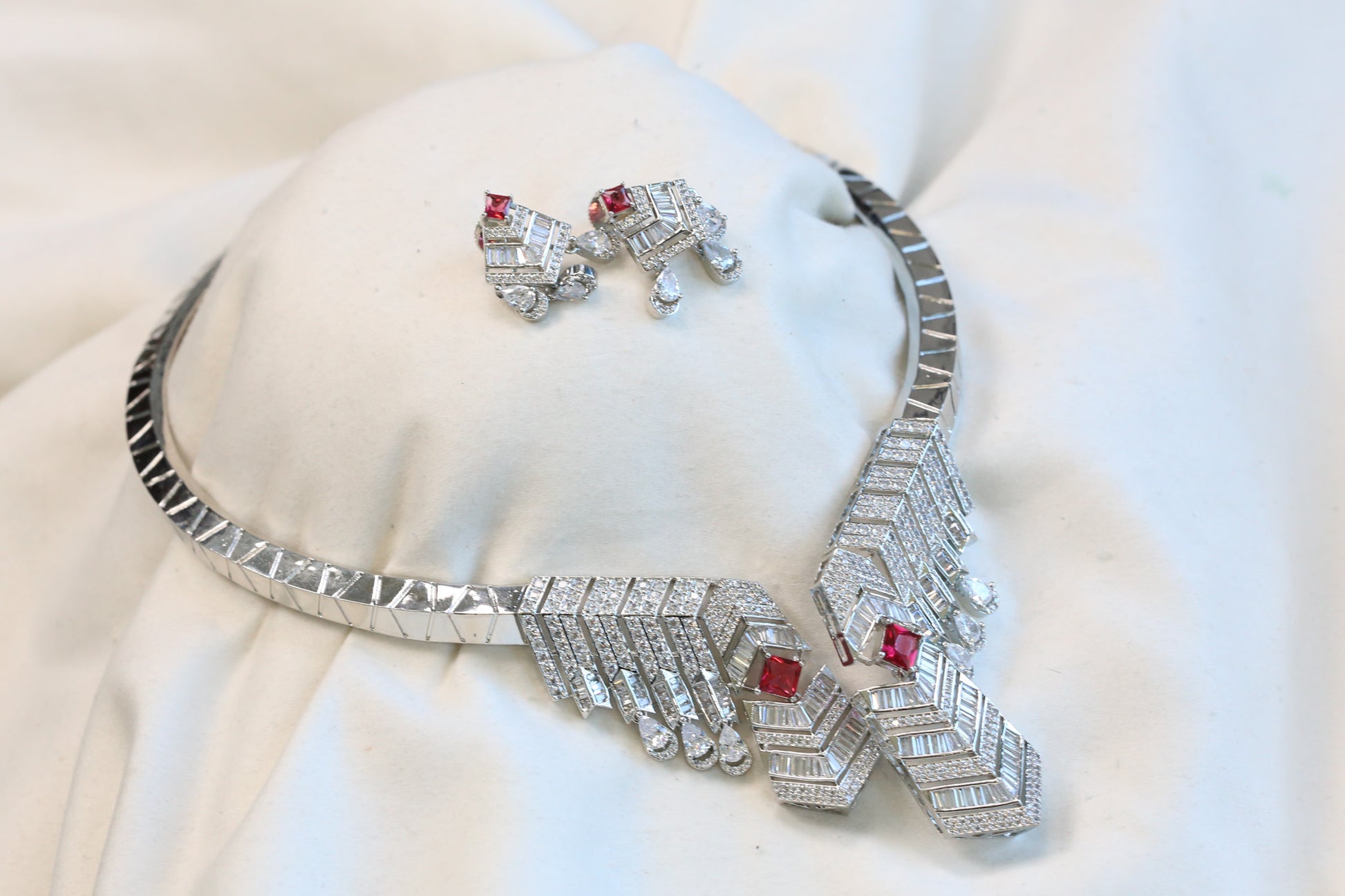 Zara Premium CZ Hasli Necklace Set