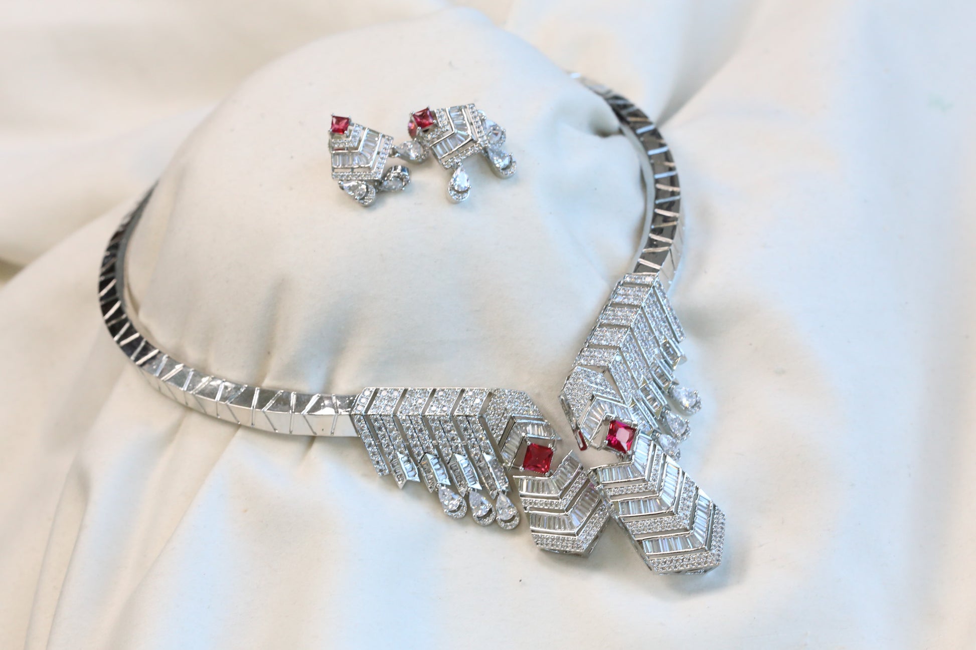 Zara Premium CZ Hasli Necklace Set