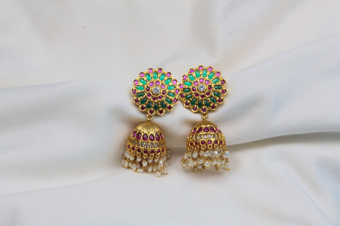 Surya Temple Jhumka -  Multi