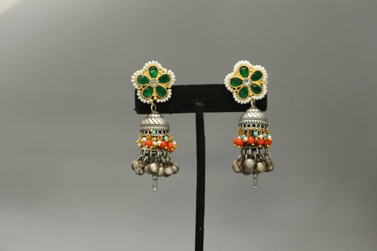 Soma Fusion Jhumka - Style 4