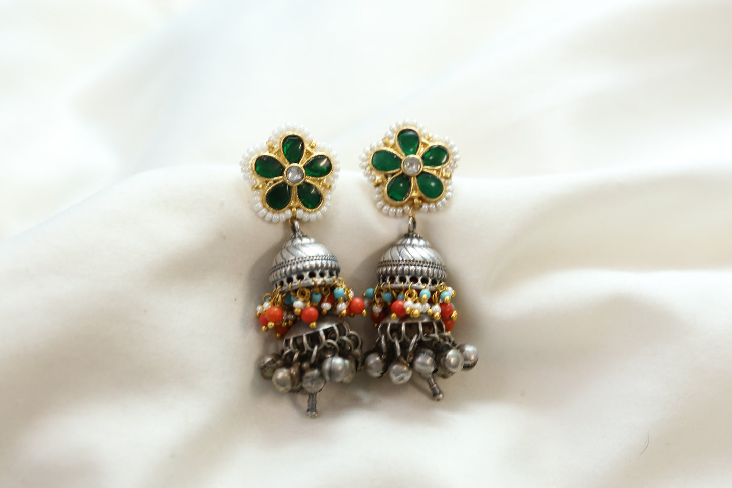 Soma Fusion Jhumka - Style 4