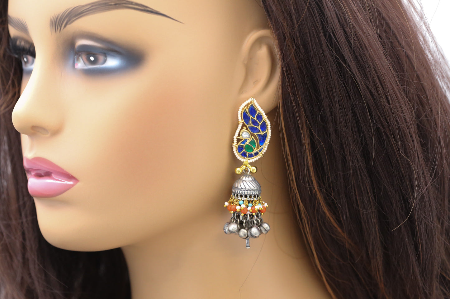 Soma Fusion Jhumka - Style 8