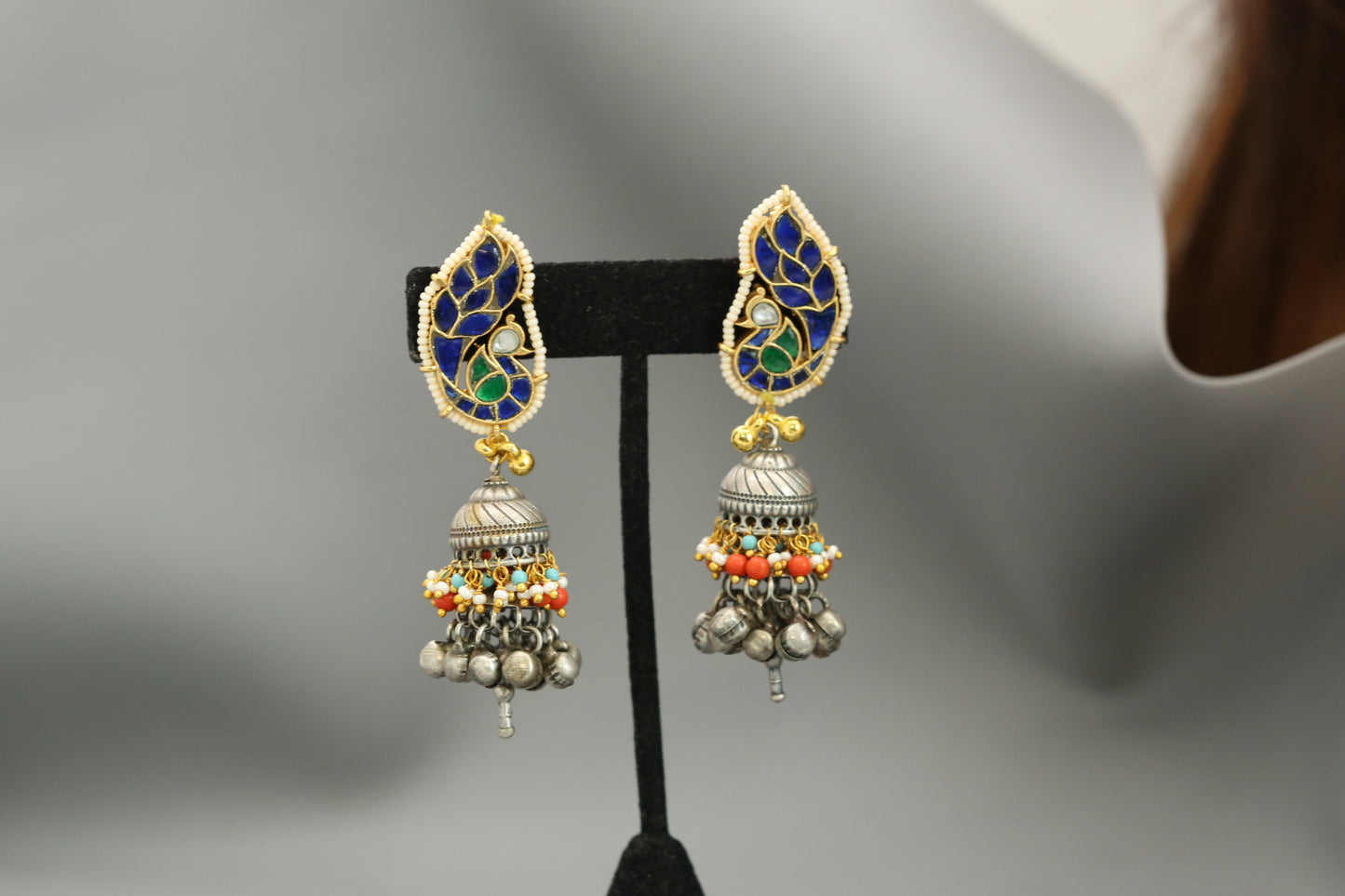 Soma Fusion Jhumka - Style 8