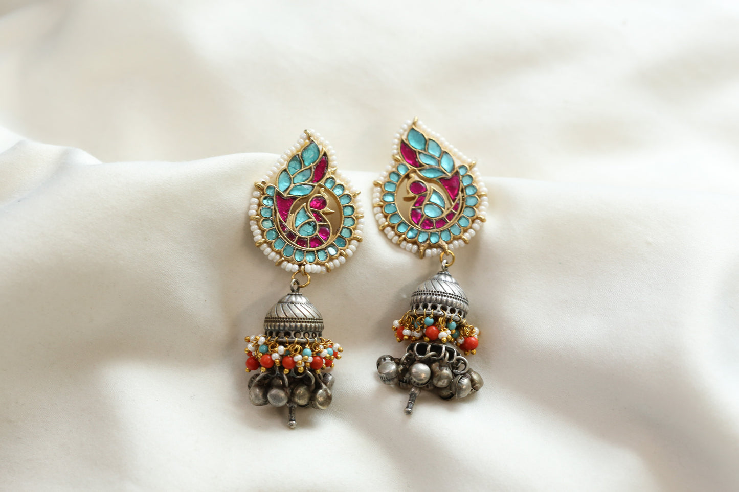 Soma Fusion Jhumka - Style 9