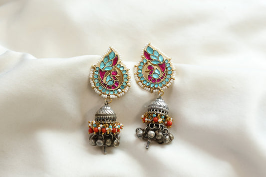 Soma Fusion Jhumka - Style 9