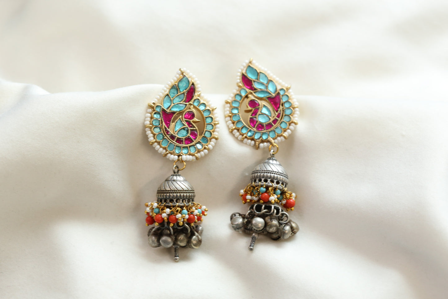 Soma Fusion Jhumka - Style 9