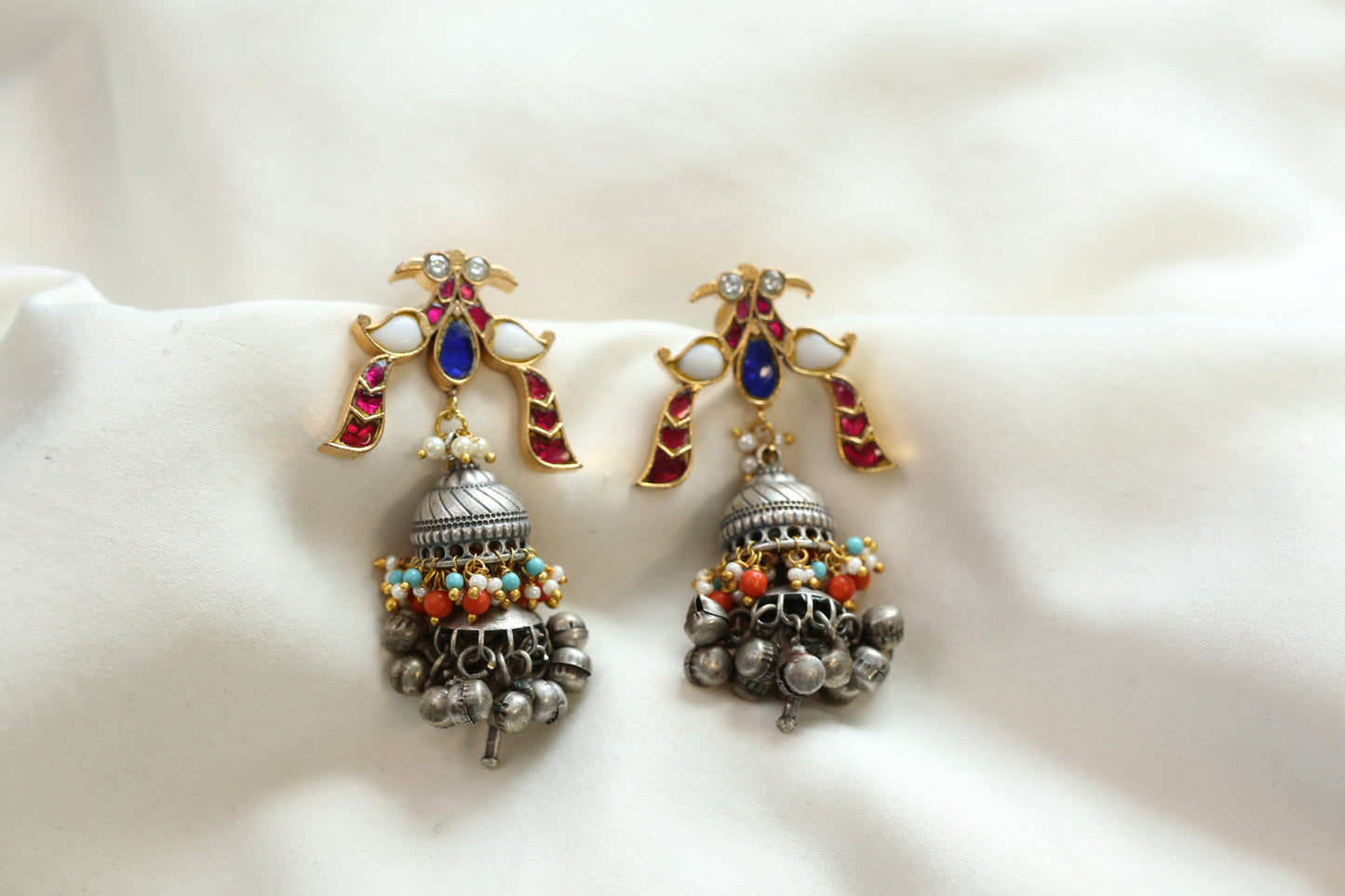 Soma Fusion Jhumka - Style 10