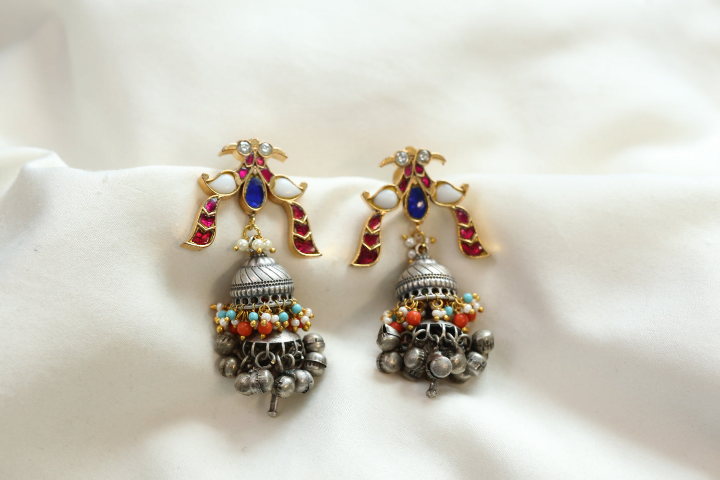 Soma Fusion Jhumka - Style 10