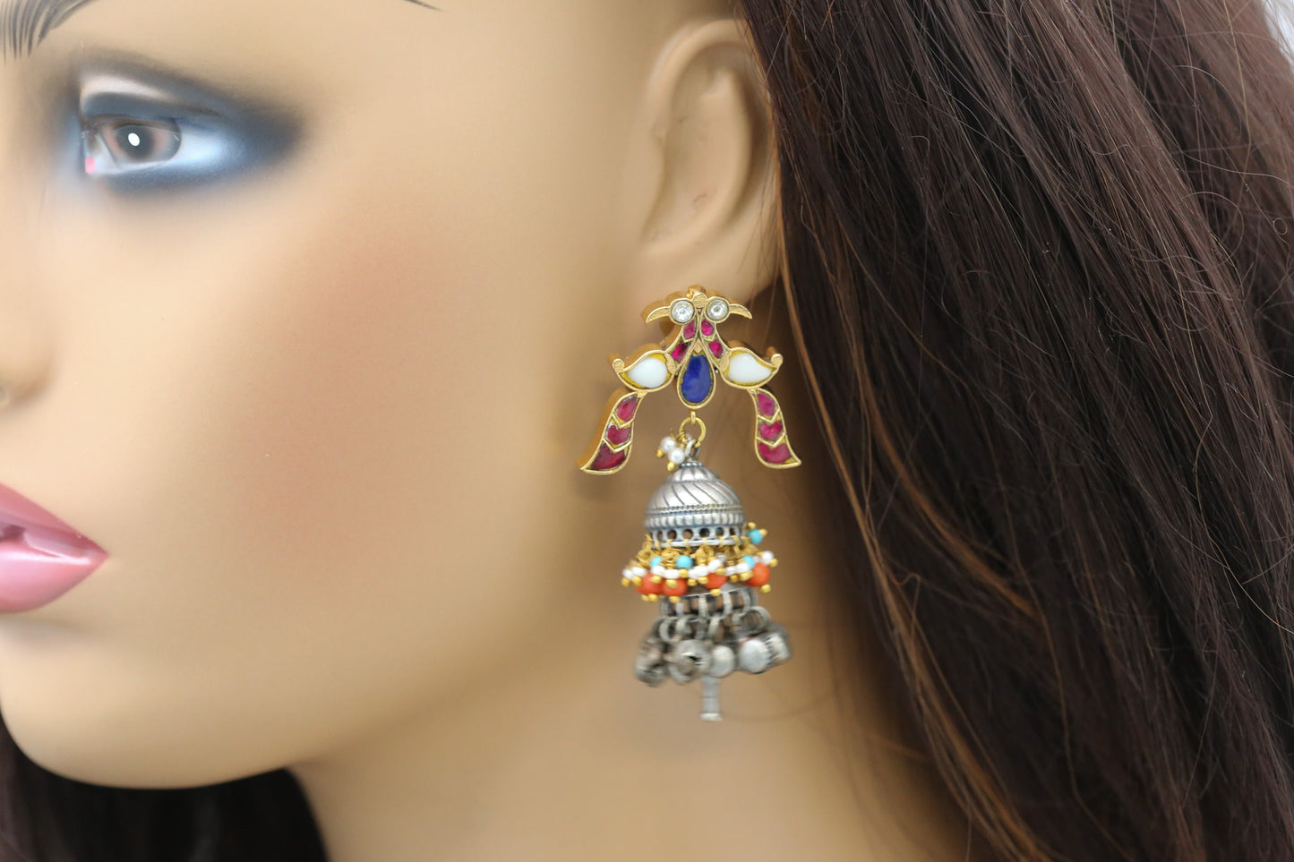 Soma Fusion Jhumka - Style 10
