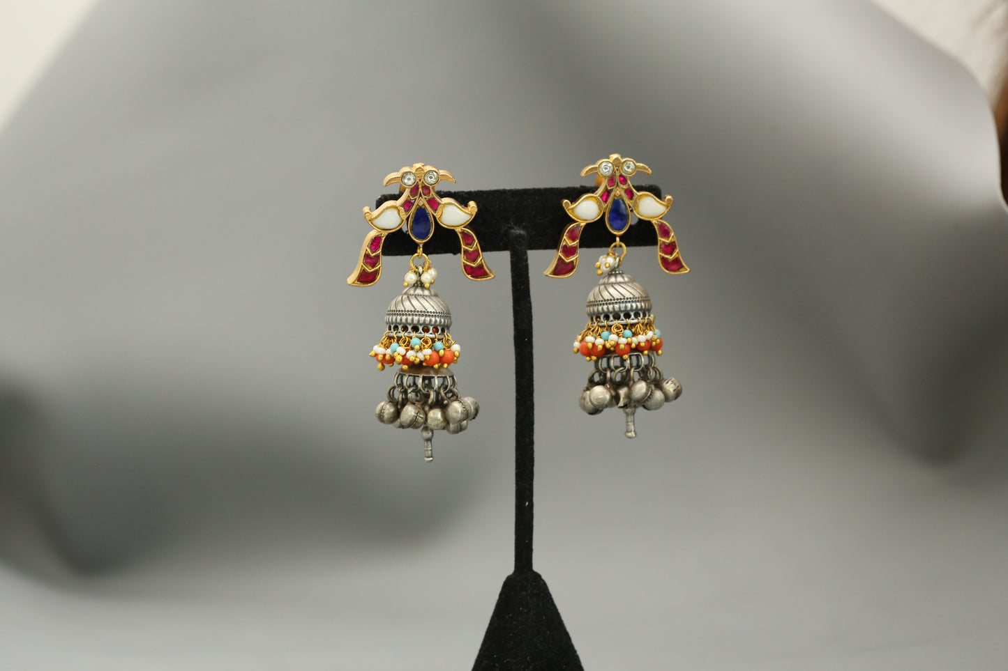 Soma Fusion Jhumka - Style 10