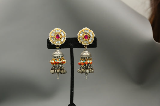 Soma Fusion Jhumka - Style 11