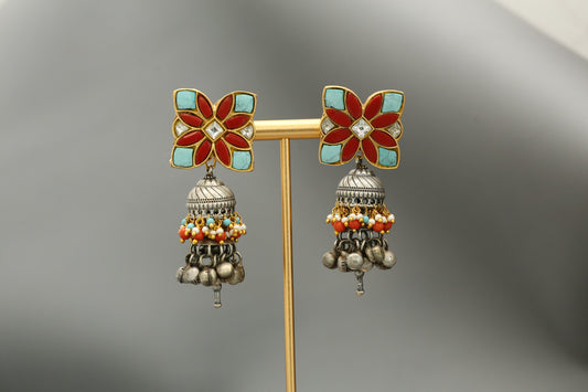 Soma Fusion Jhumka - Style 14