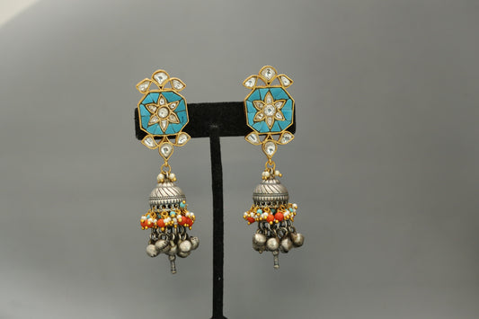 Soma Fusion Jhumka - Style 15