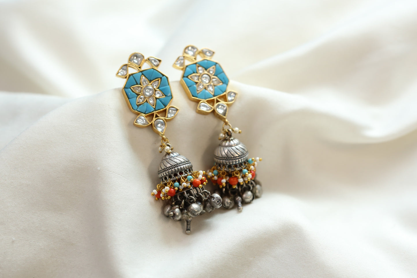 Soma Fusion Jhumka - Style 15