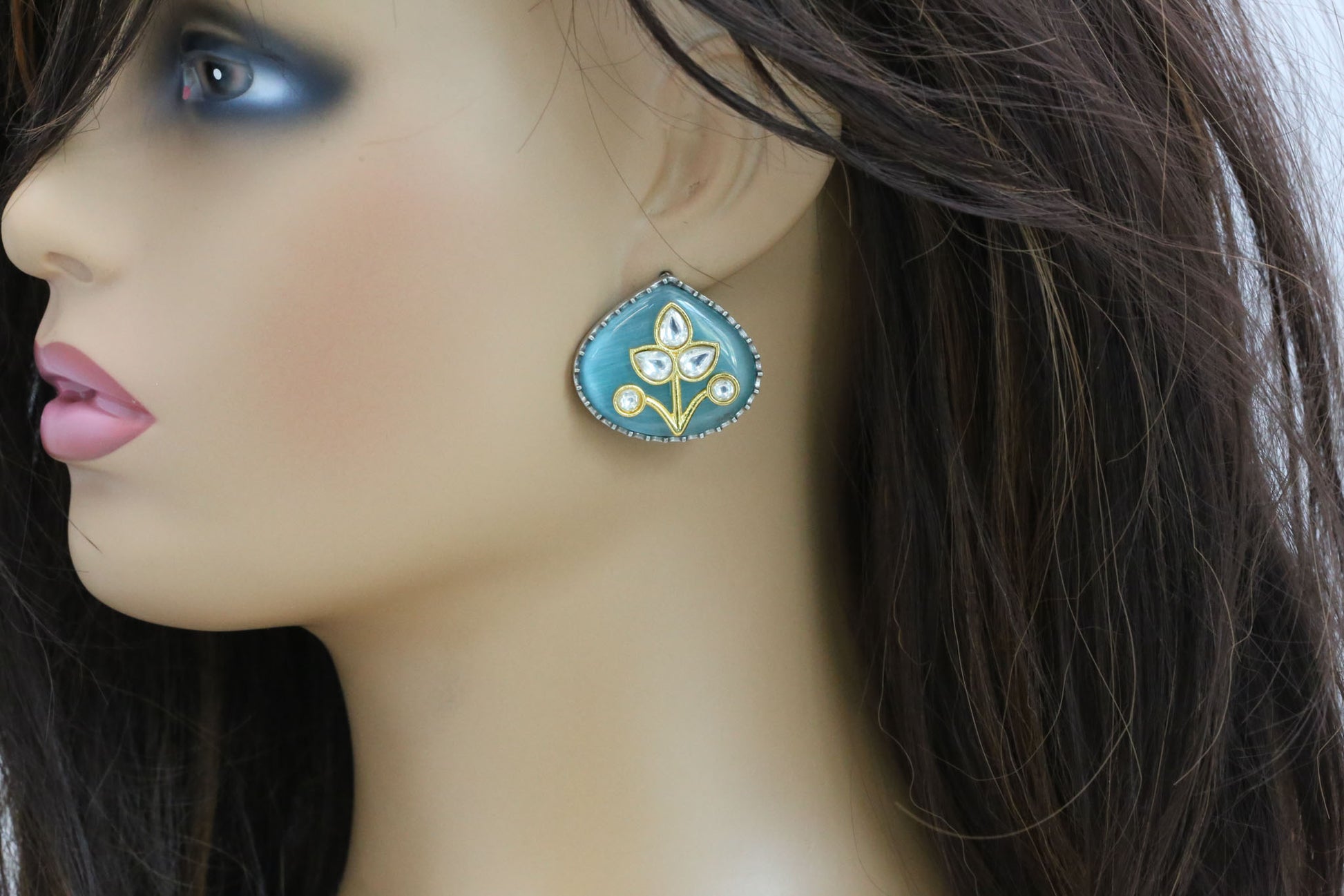 Inlay Kundan Work Studs