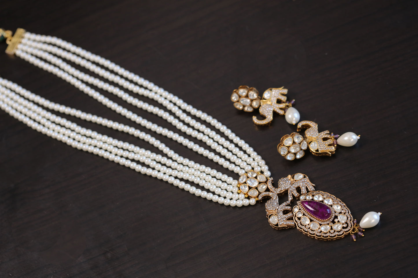 Riddhi Pearls , Polki & Doublet  Set (104-11)