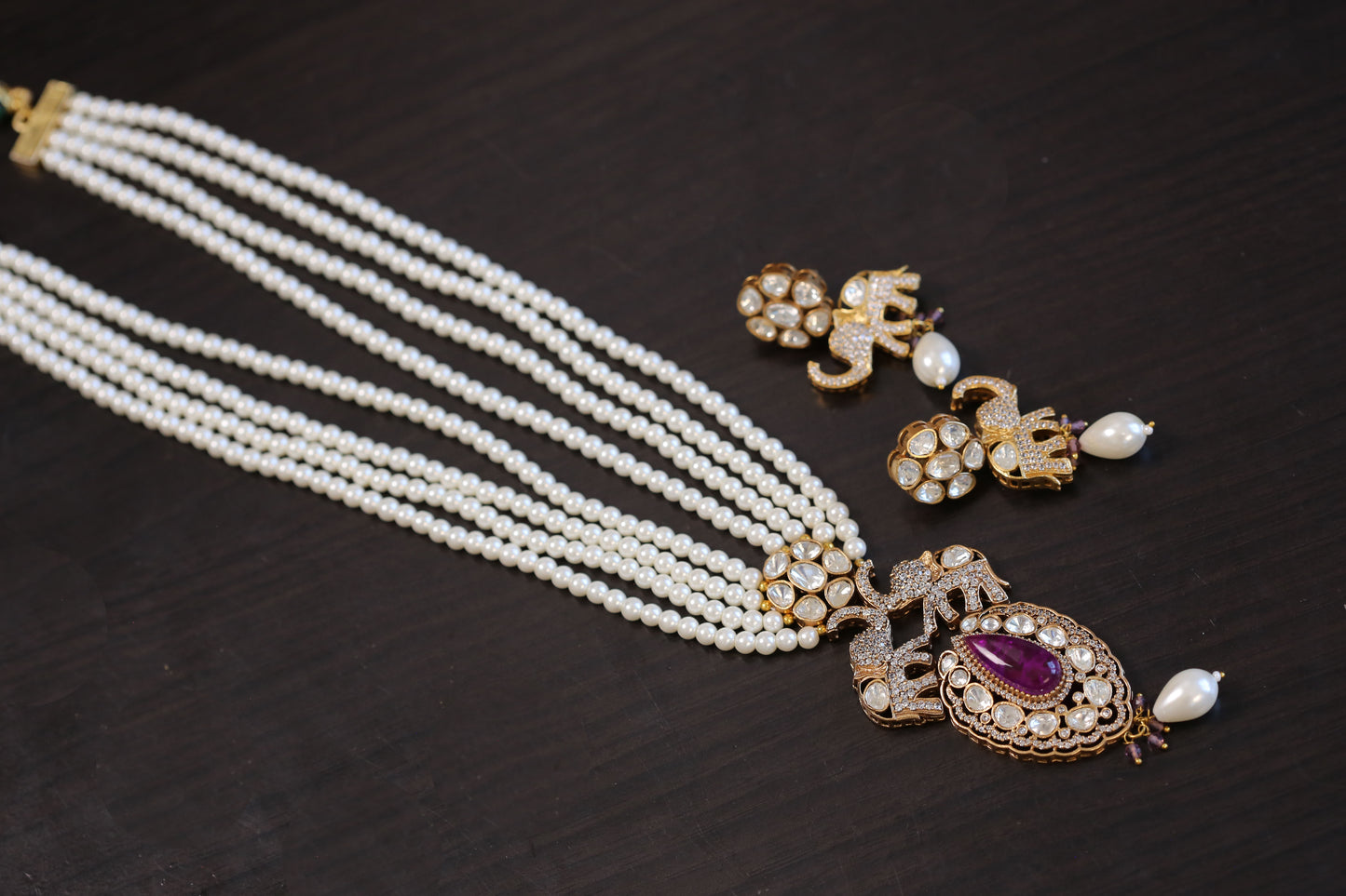 Riddhi Pearls , Polki & Doublet  Set (104-11)
