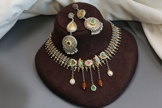 Siya Fusion Kundan Necklace Set