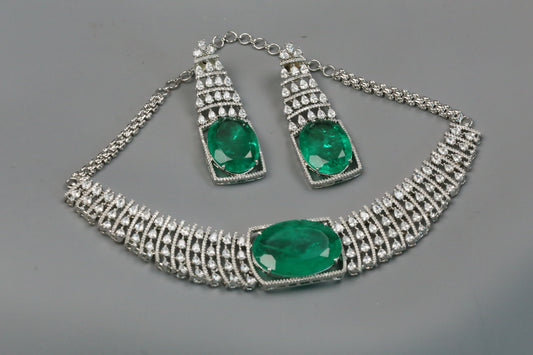 Savi CZ & Green Doublet Set