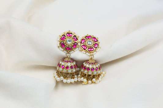 Meera Kundan Jadau Jhumka