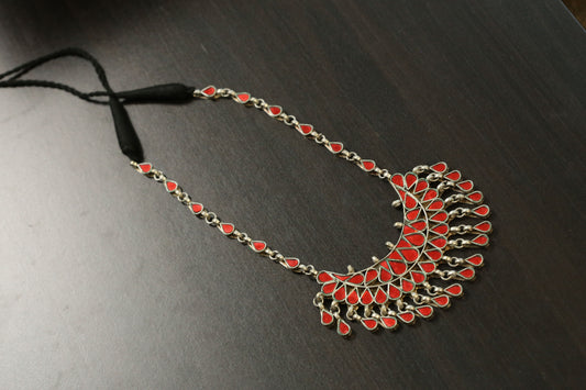Real Glass Oxidized Necklac (T103-15)