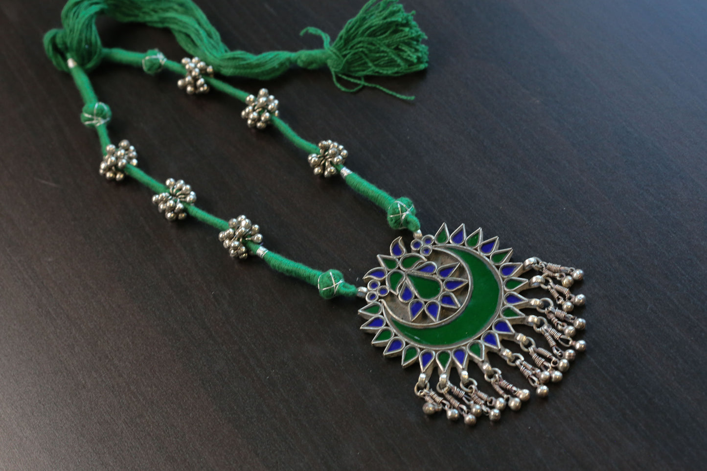 Real Glass Oxidized Necklac (T103-18)