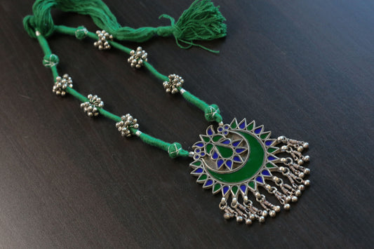Real Glass Oxidized Necklac (T103-18)