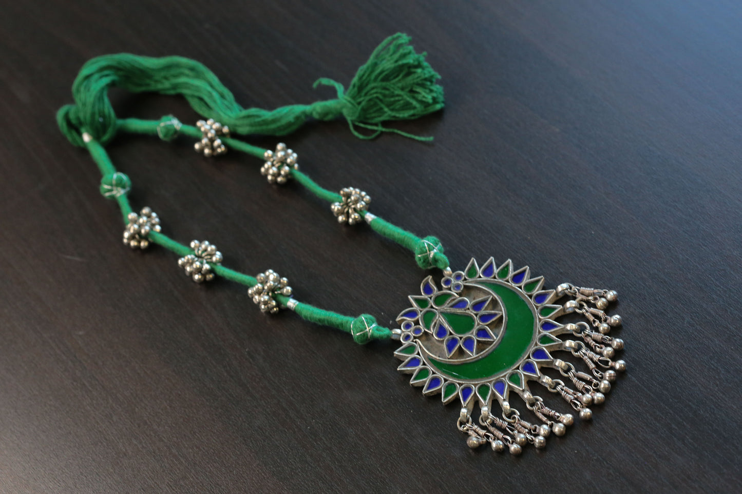 Real Glass Oxidized Necklac (T103-18)