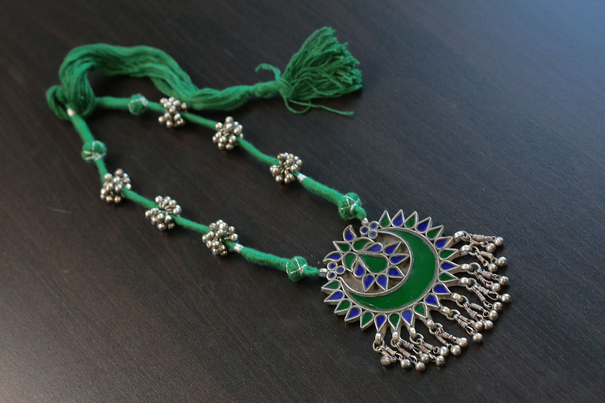 Real Glass Oxidized Necklac (T103-18)
