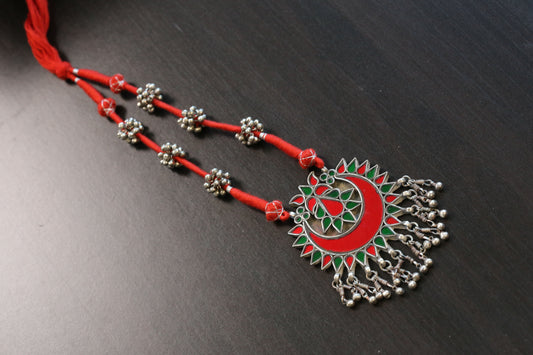 Real Glass Oxidized Necklac (T103-20)