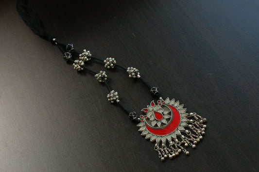 Real Glass Oxidized Necklac (T103-21)