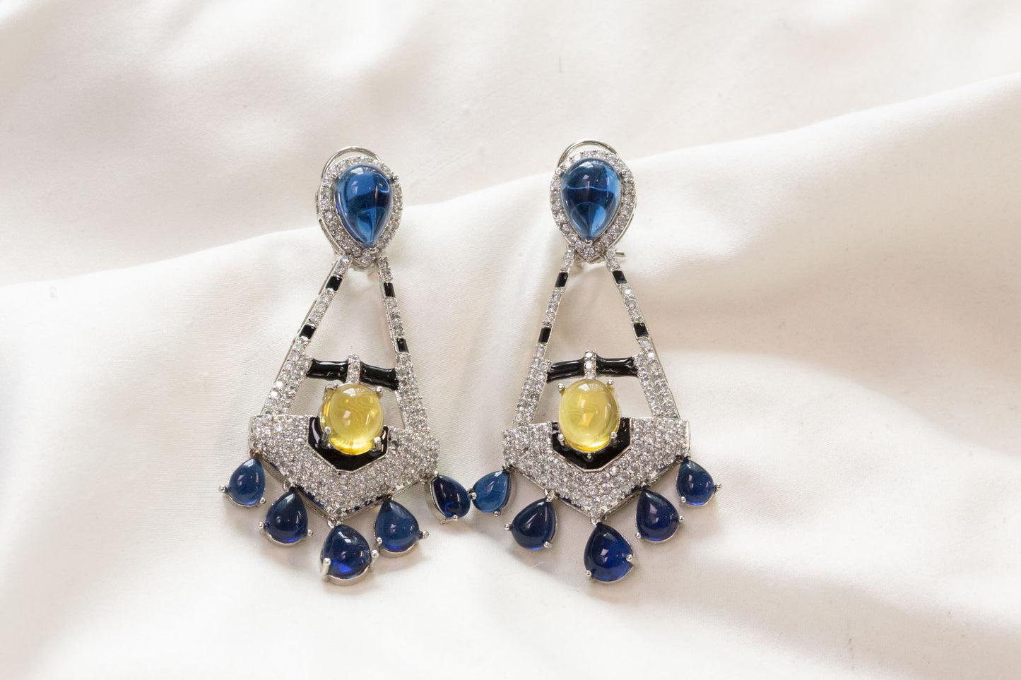Ananaya Pota Doublet Earrings (Colors Available)