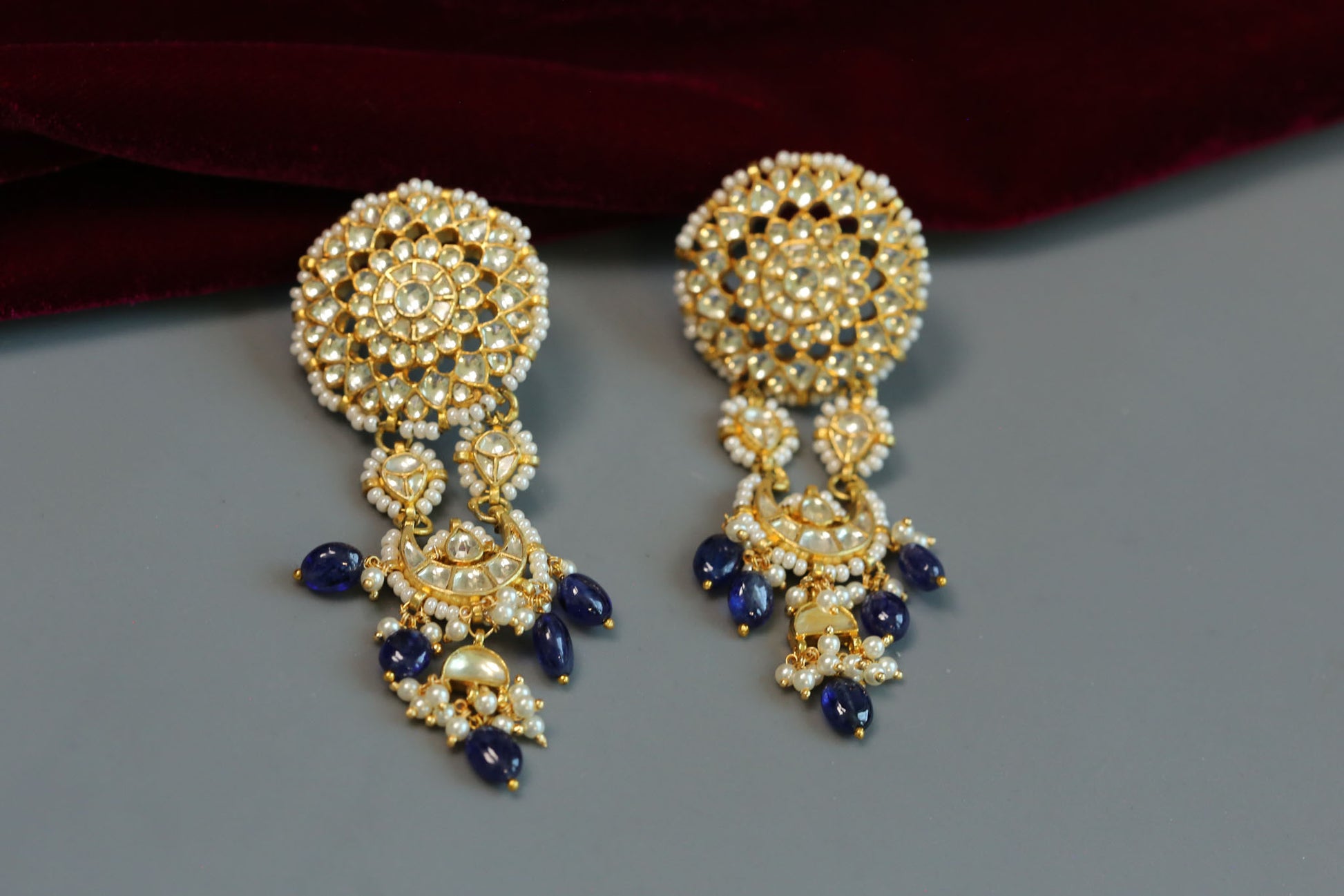 Naika Fine Pachi Kundan Earring