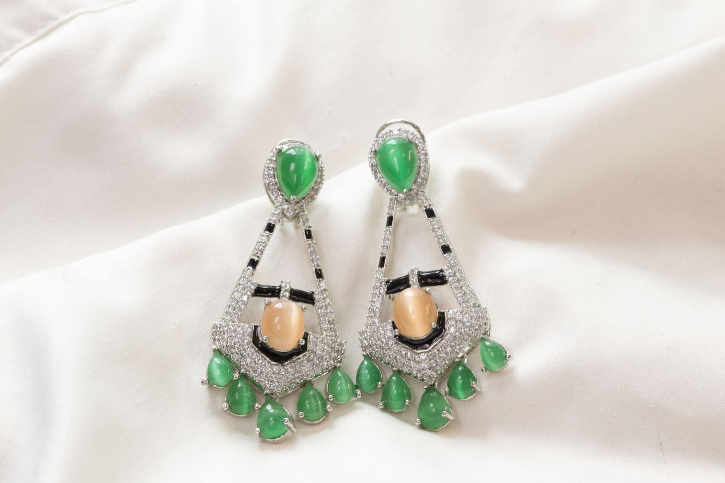 Ananaya Pota Doublet Earrings (Colors Available)
