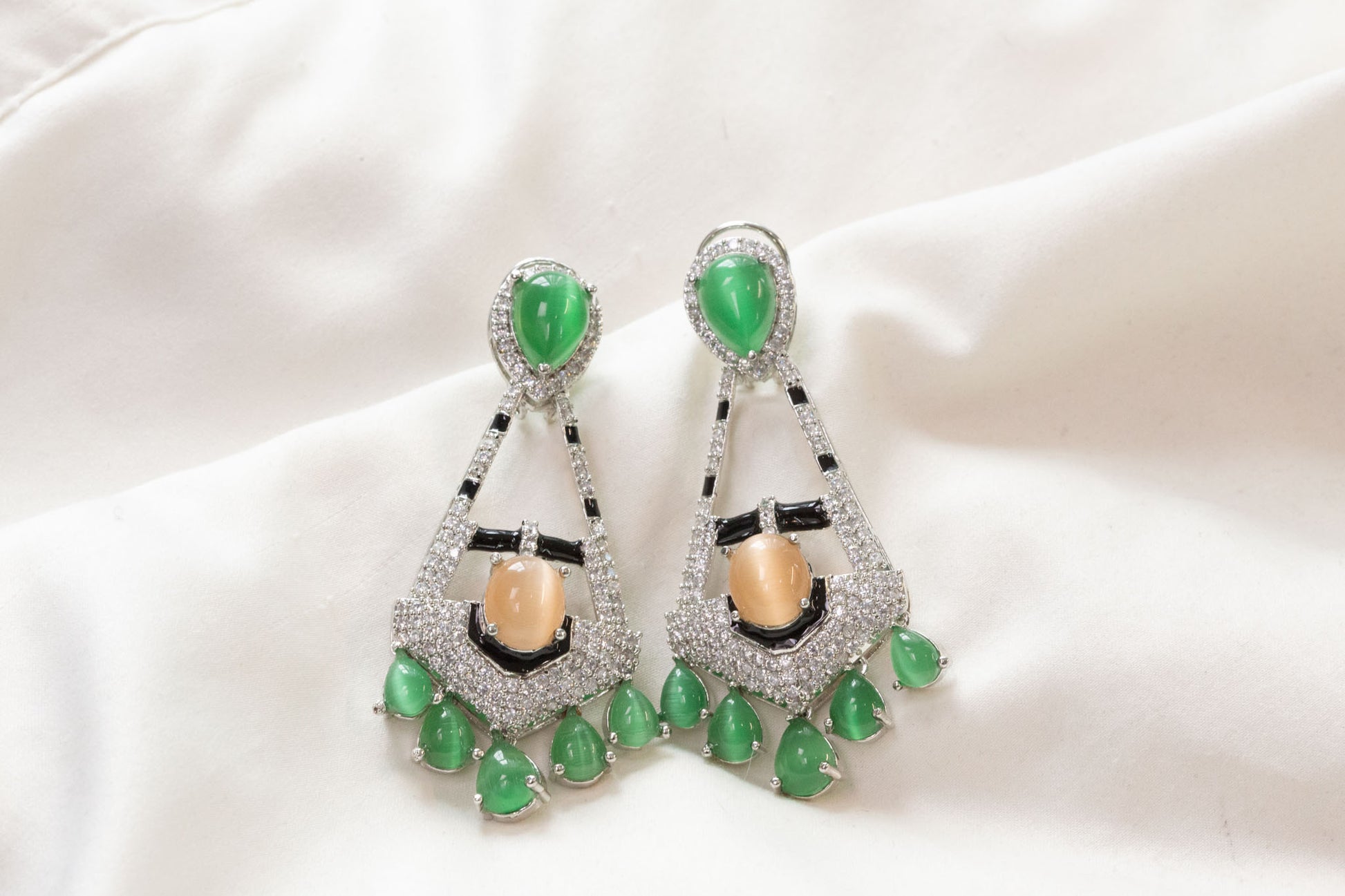 Ananaya Pota Doublet Earrings (Colors Available)