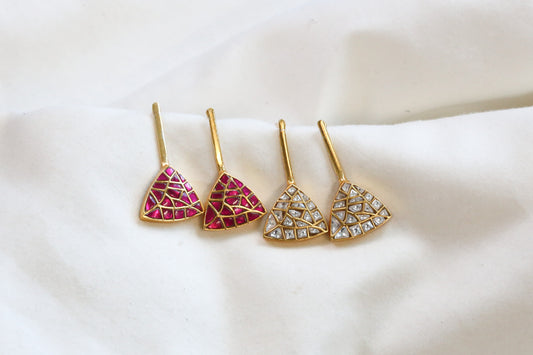 Bela Contemporary Jadau Kundan Earrings