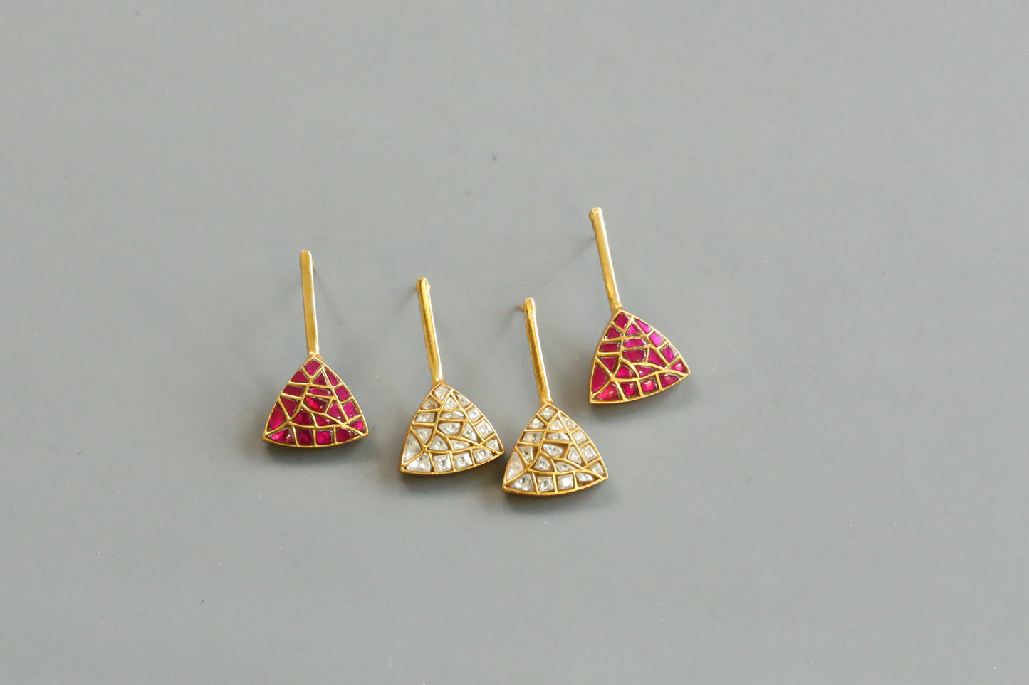 Bela Contemporary Jadau Kundan Earrings