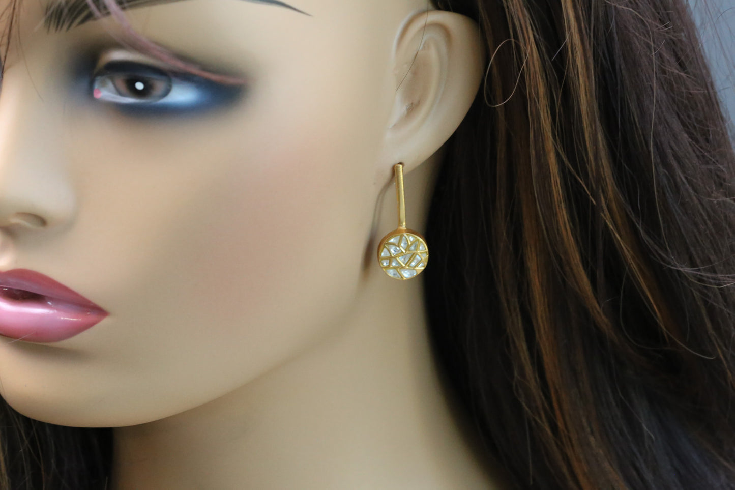 Sona Contemporary Jadau Kundan Earrings