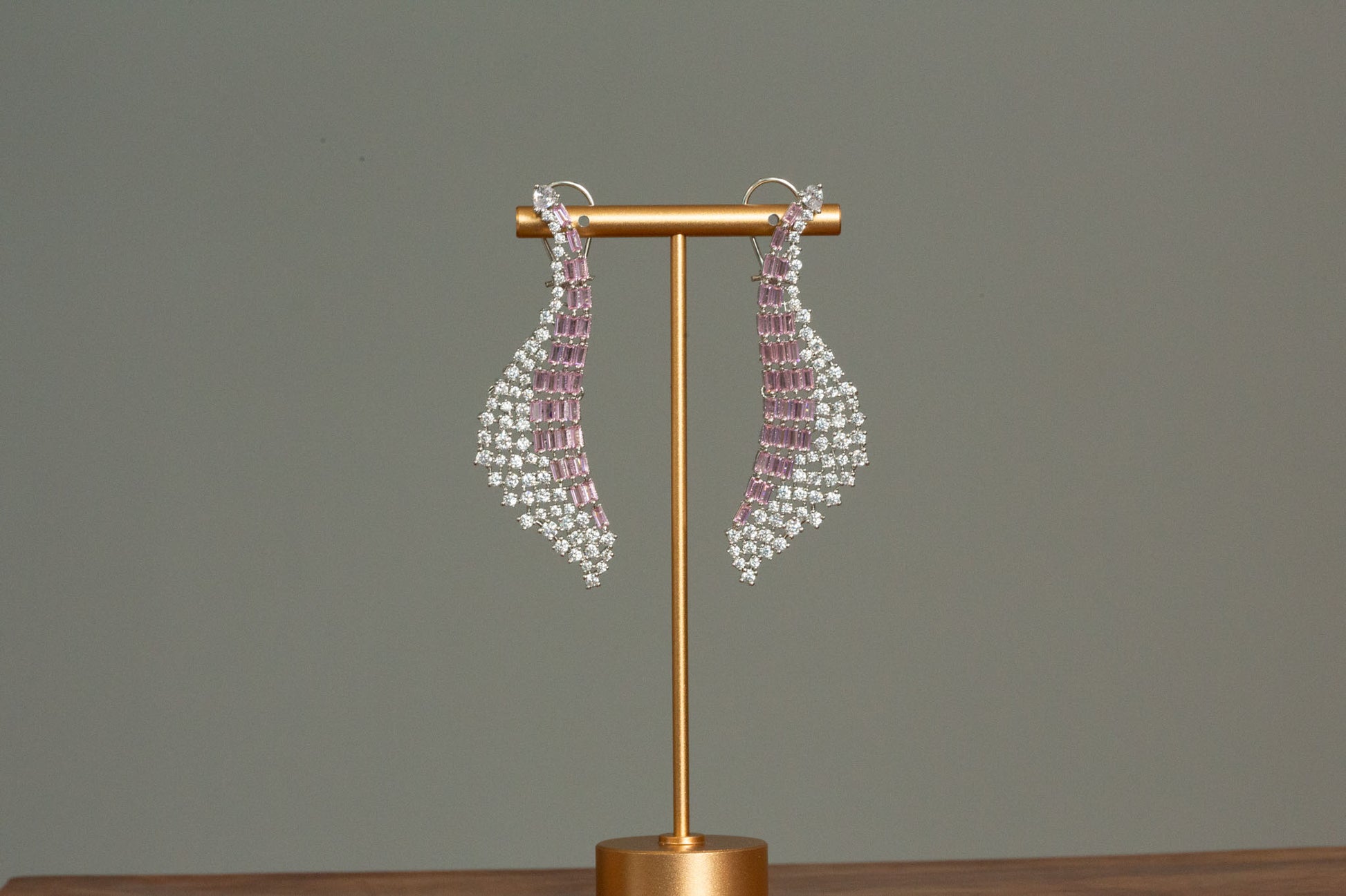 Designer Baguette Stone Earrings