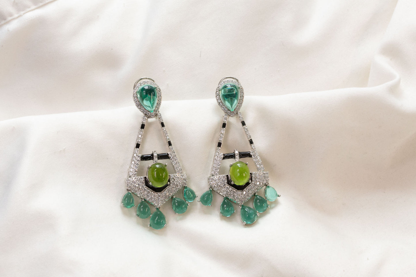 Ananaya Pota Doublet Earrings (Colors Available)