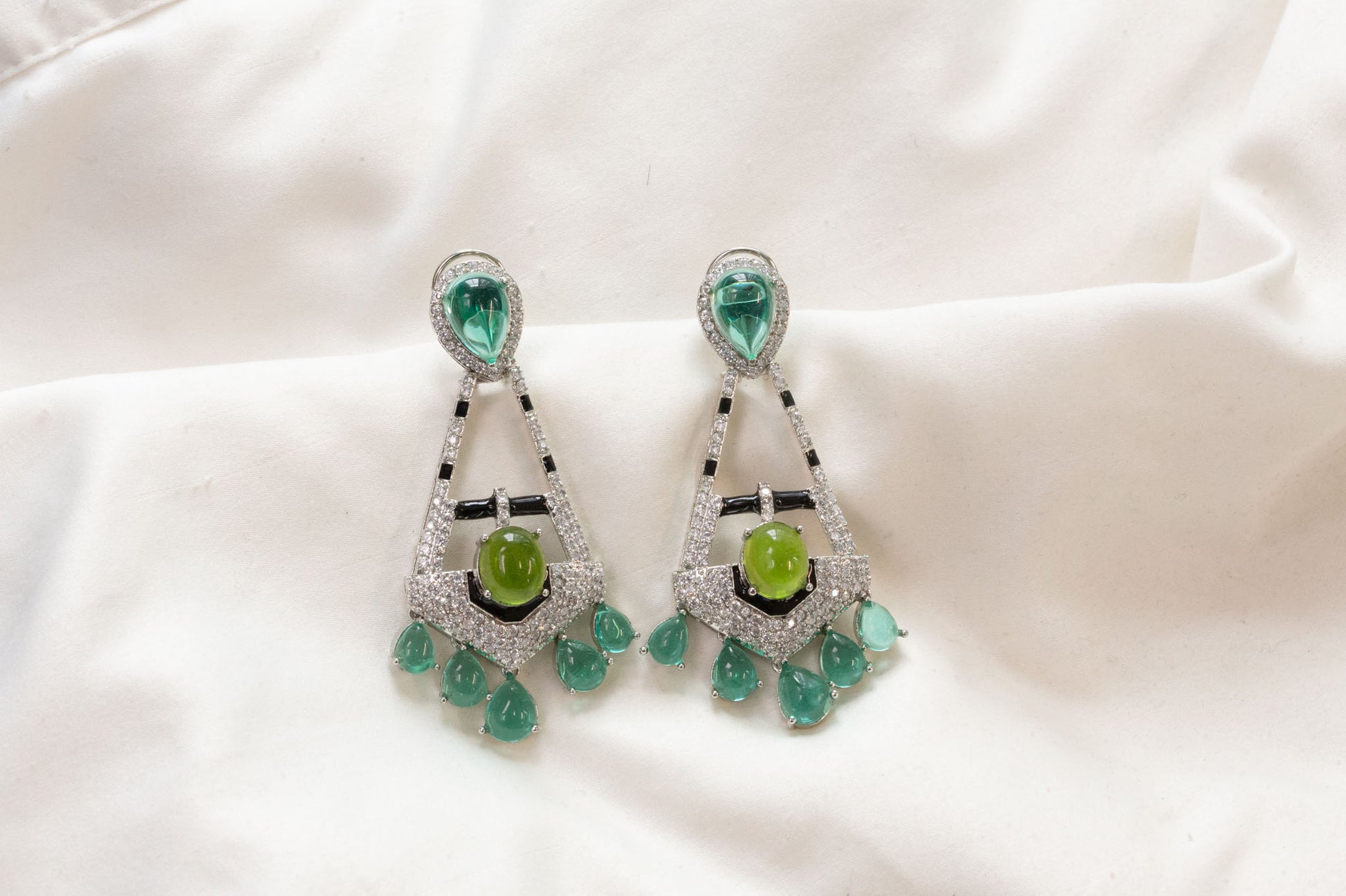 Ananaya Pota Doublet Earrings (Colors Available)