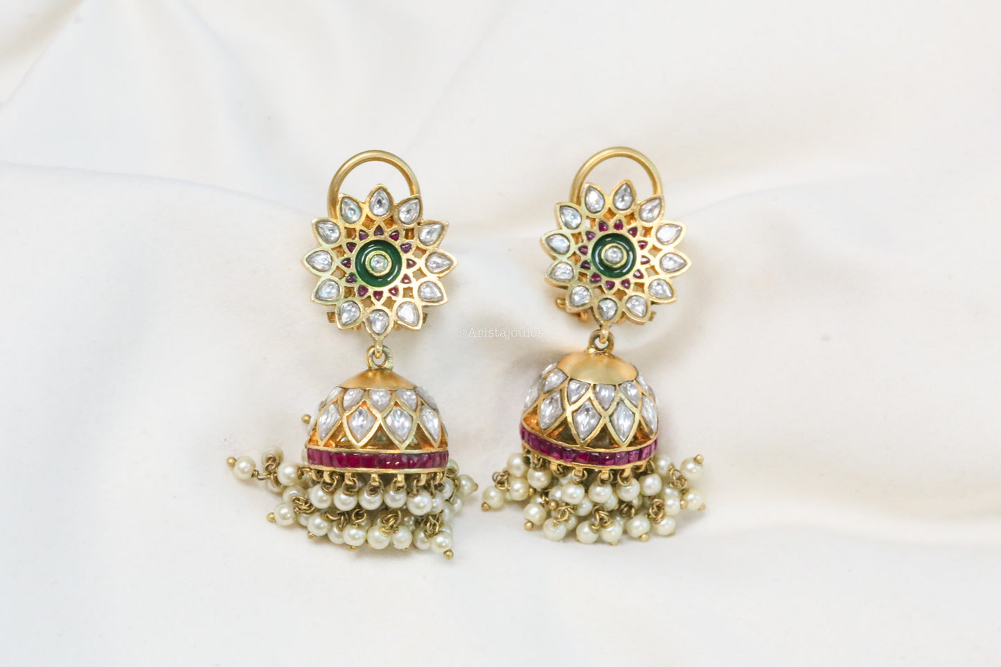 Jaanvi Vintage Polish Jhumka