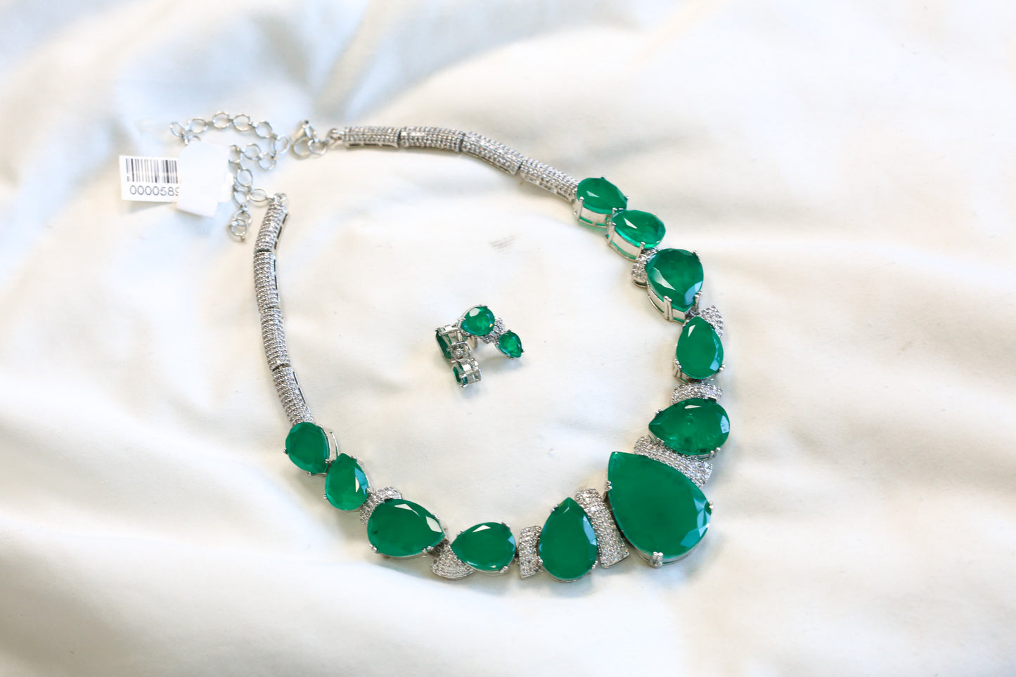 Premium CZ & Emerald Doublet Set