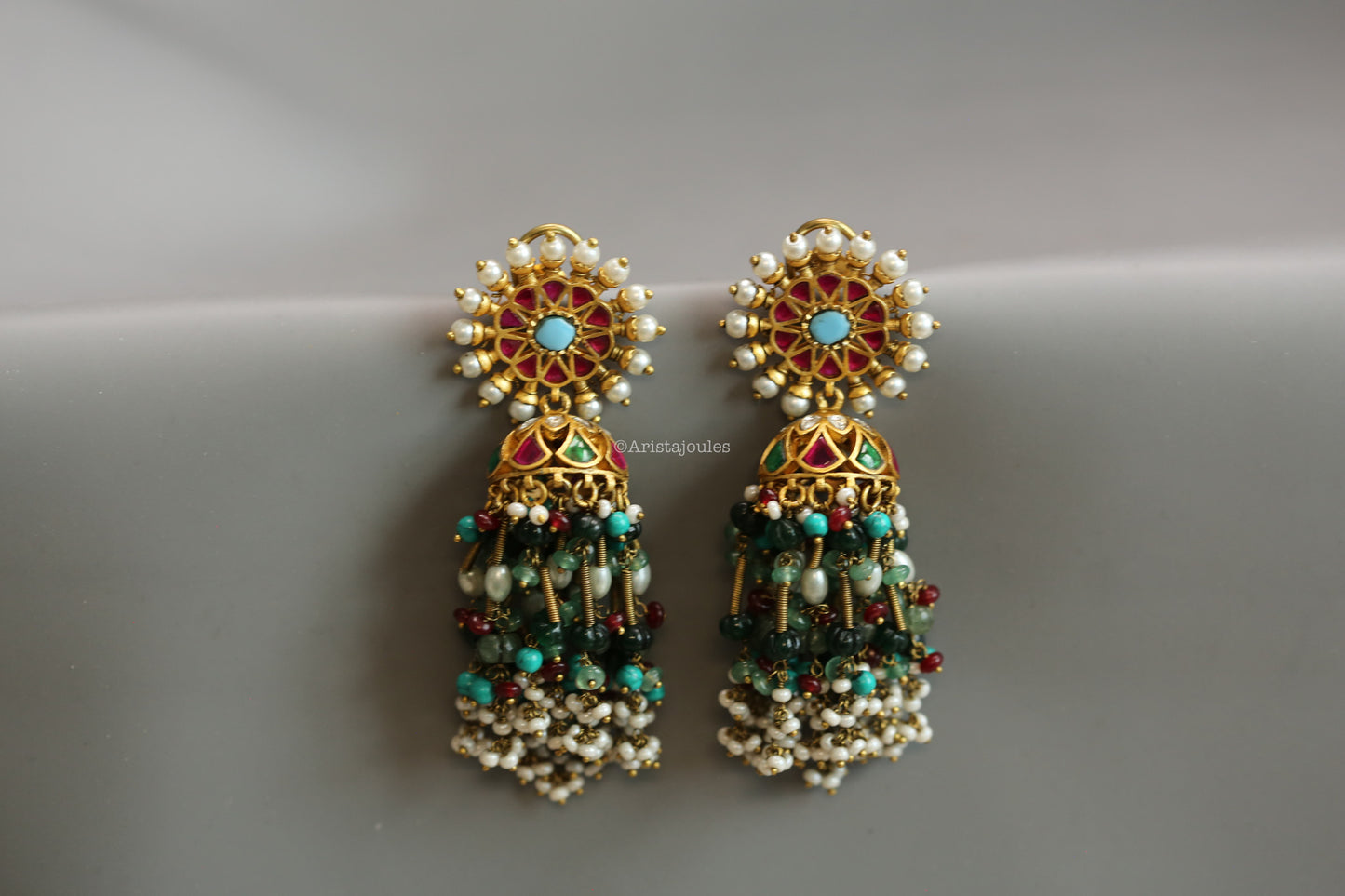 Aayat Vintage Polish Jhumka