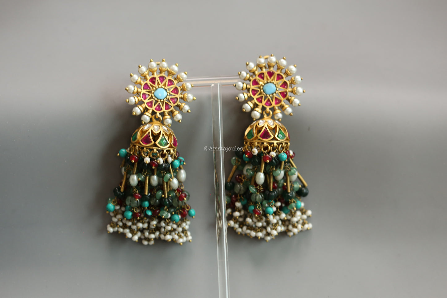 Aayat Vintage Polish Jhumka