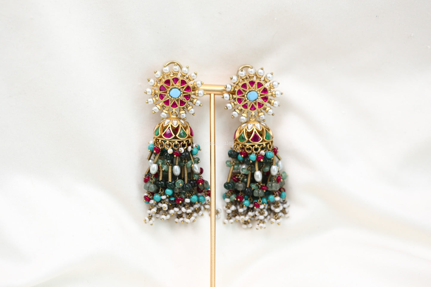 Aayat Vintage Polish Jhumka