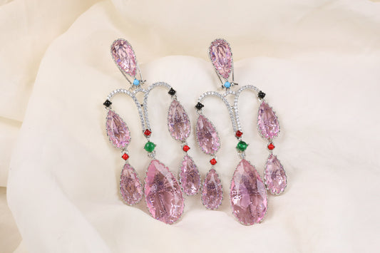 Sana Hydro  Crystal Earrings (101-96)