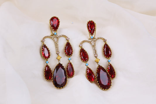 Sana Hydro  Crystal Earrings (101-97)