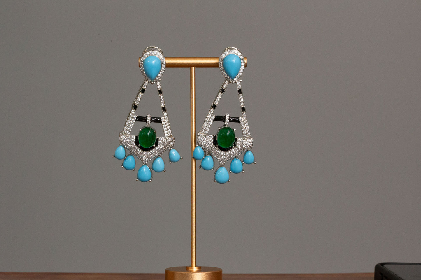 Ananaya Pota Doublet Earrings (Colors Available)