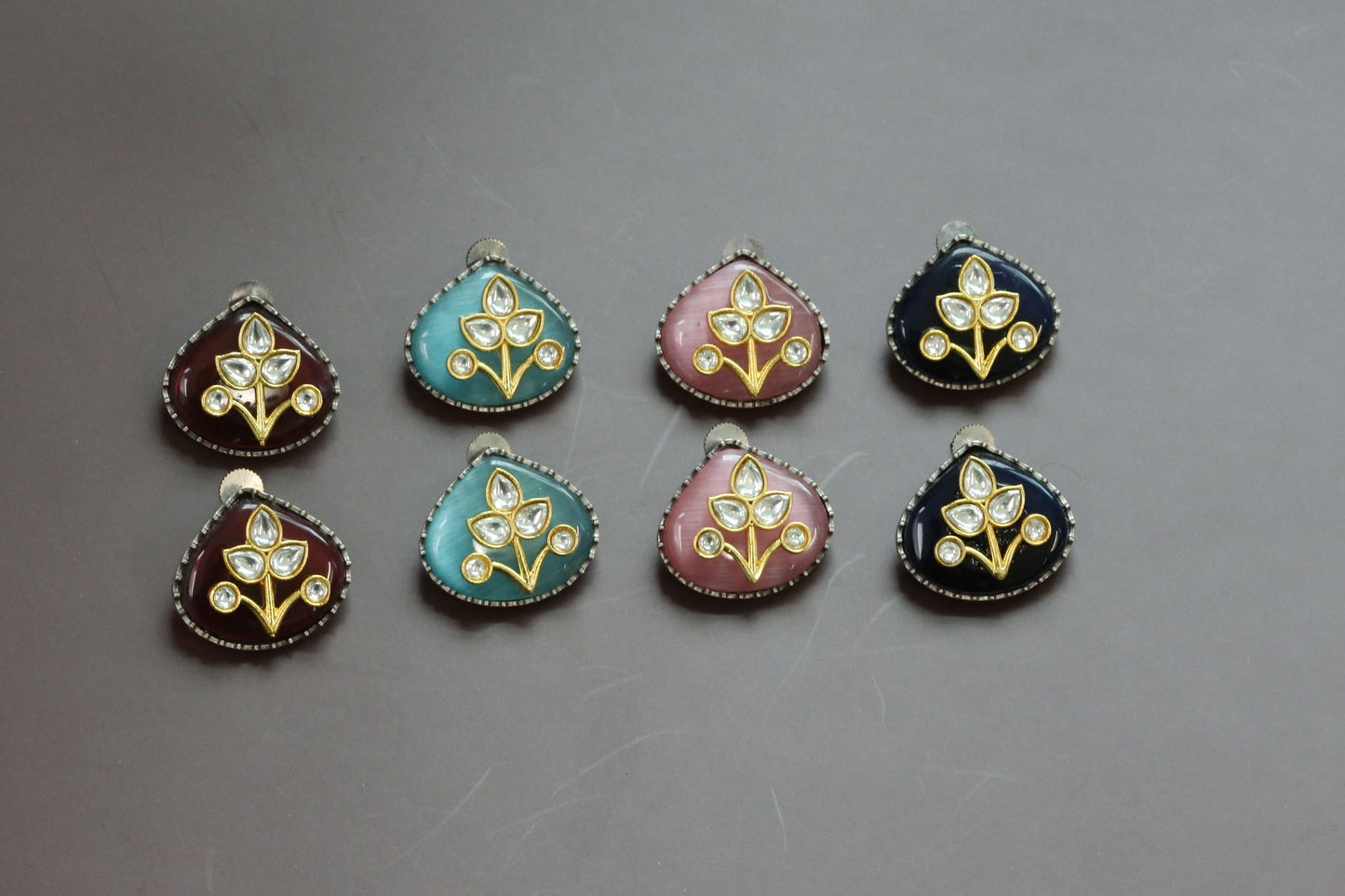 Inlay Kundan Work Studs
